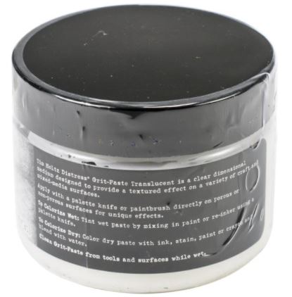 משחת עיצוב - Tim Holtz Distress Grit Paste 3oz - Translucent