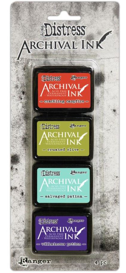 סט דיו דיסטרס - Tim Holtz Distress Archival Mini Ink Kit 5