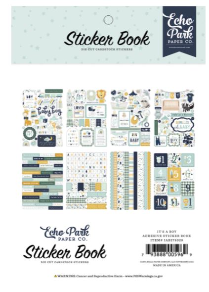 ספר מדבקות - IT'S A BOY - Sticker Book