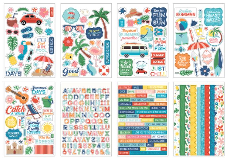 ספר מדבקות - ENDLESS SUMMER - Sticker Book