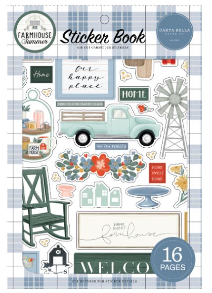 ספר מדבקות - FARMHOUSE SUMMER - Sticker Book