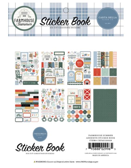 ספר מדבקות - FARMHOUSE SUMMER - Sticker Book