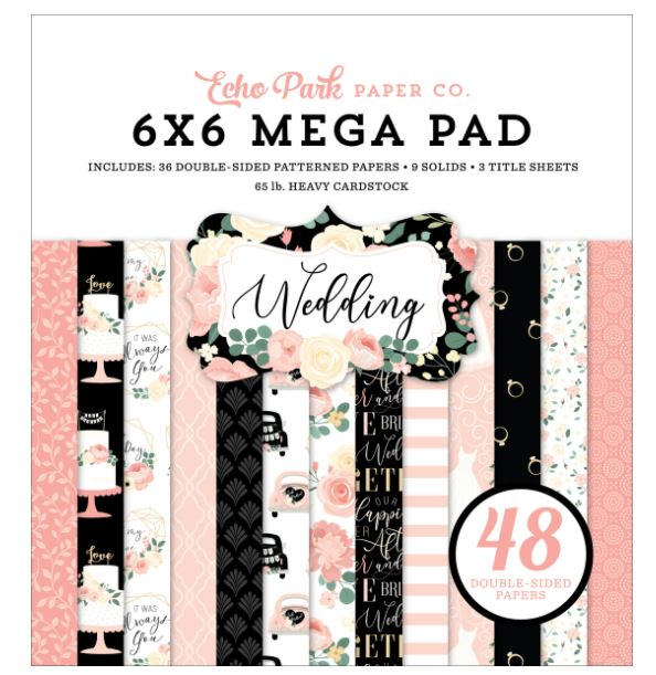 מגה מארז קארדסטוק 6&quot; - WEDDING - 6X6 Mega Pad