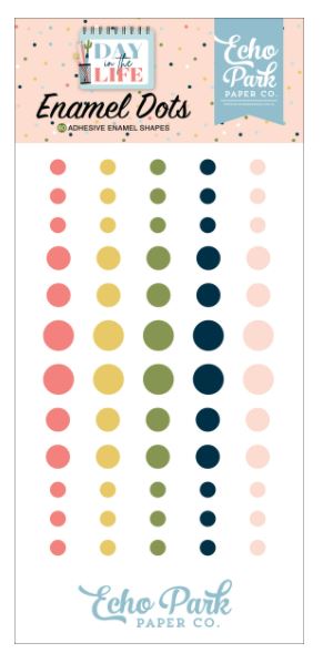 מדבקות אפוקסי - DAY IN THE LIFE - Enamel Dots