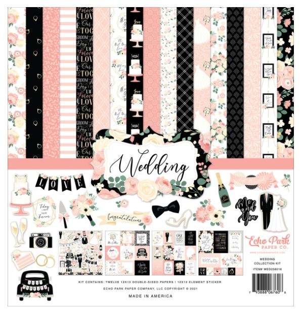 מארז קארדסטוק 12&quot; קיט שלם - WEDDING Collection Kit