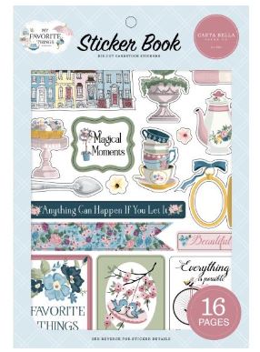 ספר מדבקות - Carta Bella Sticker Book - My Favorite Things