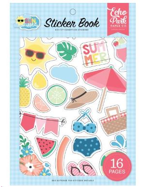 ספר מדבקות - Echo Park Sticker Book - Sun Kissed