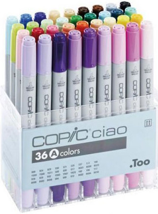 מארז 36 טושי קופיק - Copic Ciao - 36 A colors