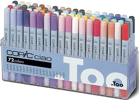 מארז 72 טושי קופיק - Copic Ciao - 72 A colors