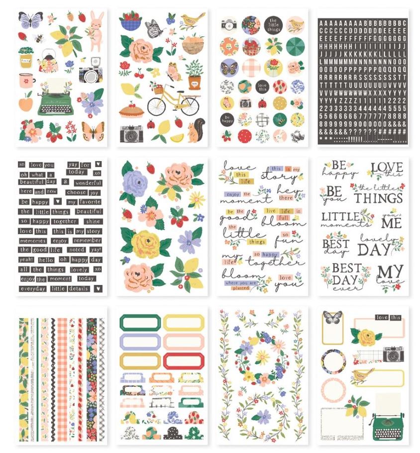 ספר מדבקות - Simple Stories Sticker Book - The Little Things