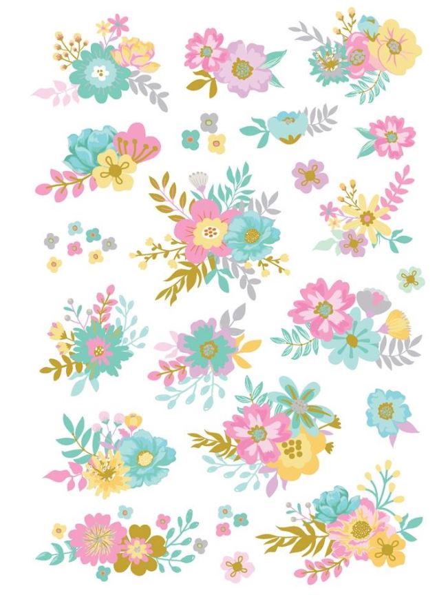 ספר מדבקות - Simple Stories Sticker Book 12/Sheets - Crafty Things