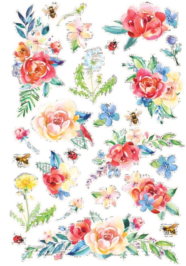 ספר מדבקות - Simple Stories Sticker Book 12/Sheets - Simple Vintage Linen Market