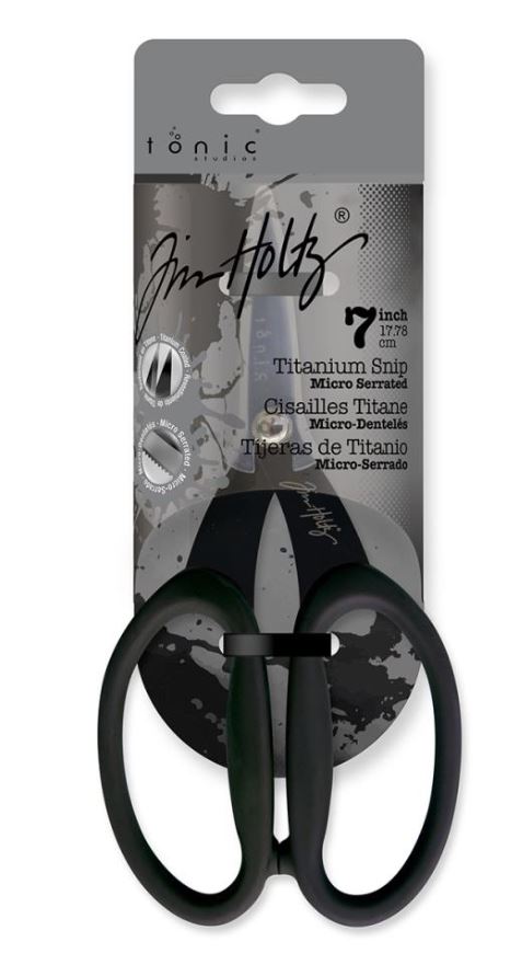מספריים 7&quot; - Tim Holtz Non-Stick Titanium Micro Serrated Scissors