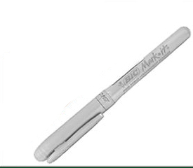 BIC Fine Point Permanent Marker - Silver