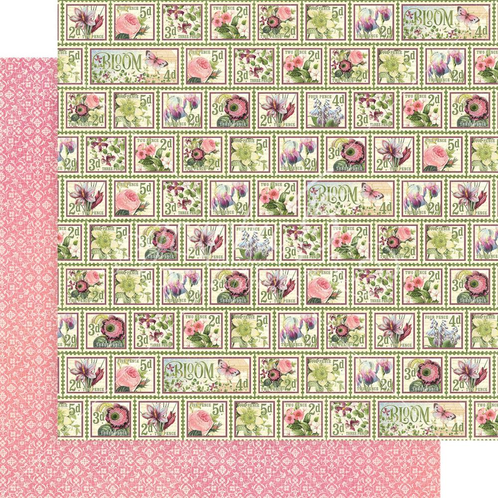 דף קארדסטוק 03 - Bloom - Petal Postage