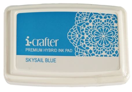 דיו היברידי - כחול שמים - I-Crafter Hybrid Ink Pad - Skysail Blue