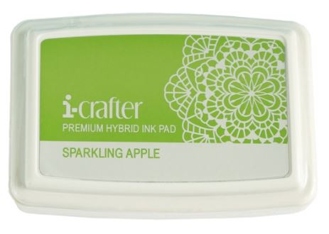 דיו היברידי - ירוק תפוח - I-Crafter Hybrid Ink Pad - Sparkling Apple