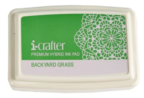 דיו היברידי - ירוק דשא - I-Crafter Hybrid Ink Pad - Backyard Grass