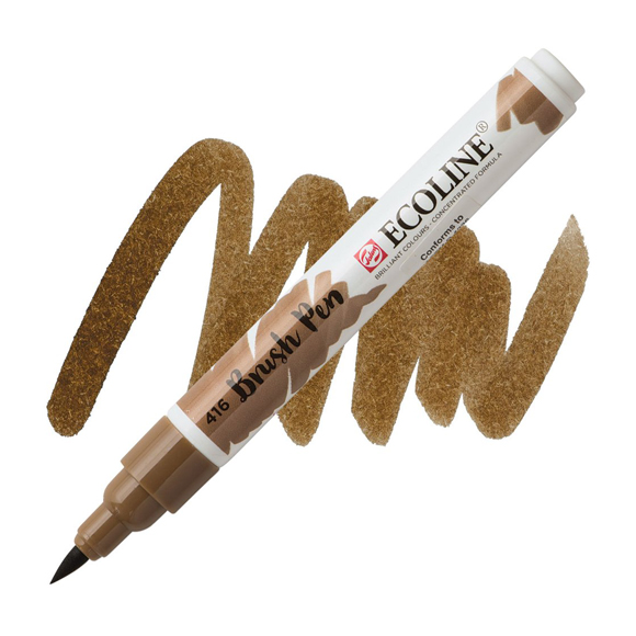 טוש - Ecoline Brushpen 416 sepia