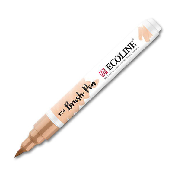 טוש - Ecoline Brushpen 374 pink beige