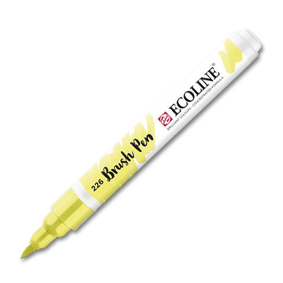 טוש - Ecoline Brushpen 226 pastel yellow