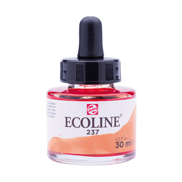 דיו נוזלי - Ecoline Ink 237 Dark Orange