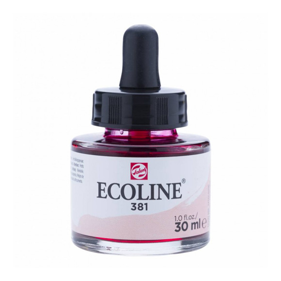 דיו נוזלי - Ecoline Ink 381 Pastel Red