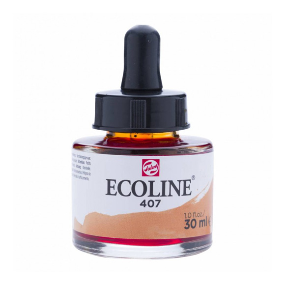 דיו נוזלי - Ecoline Ink 407 Deep Ochre