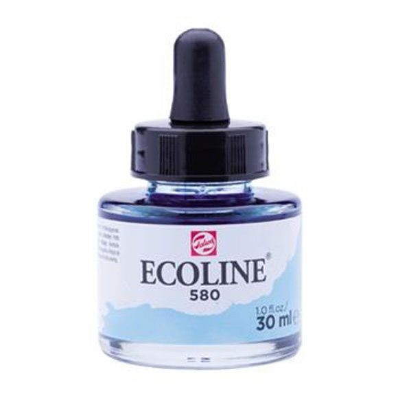 דיו נוזלי - Ecoline Ink 580 Pastel Blue