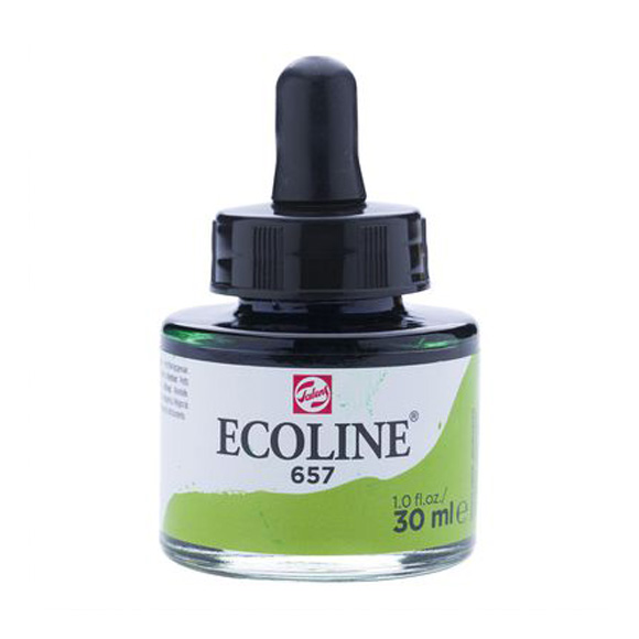 דיו נוזלי - Ecoline Ink 657 Bronze Green