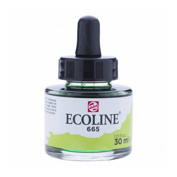 דיו נוזלי - Ecoline Ink 665 Spring Green