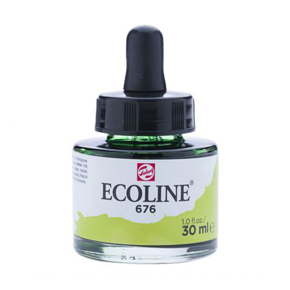 דיו נוזלי - Ecoline Ink 676 Grass Green