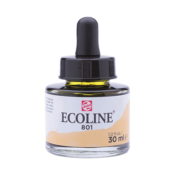 דיו נוזלי - Ecoline Ink 801 Gold