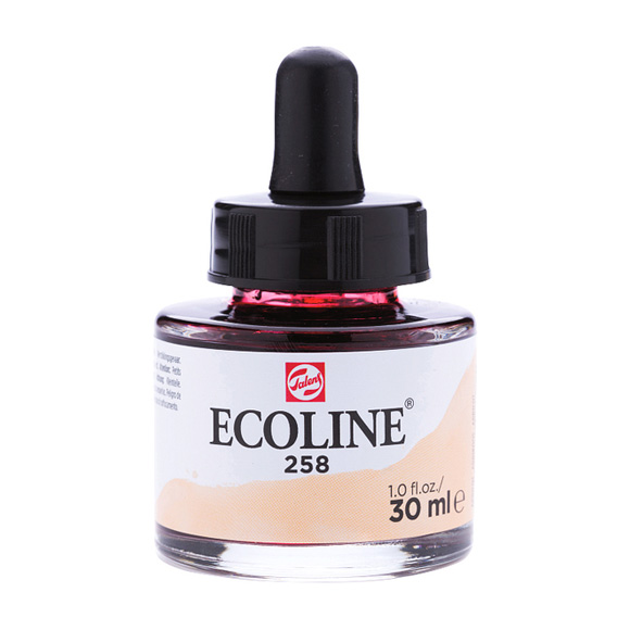 דיו נוזלי - Ecoline Ink 258 Apricot