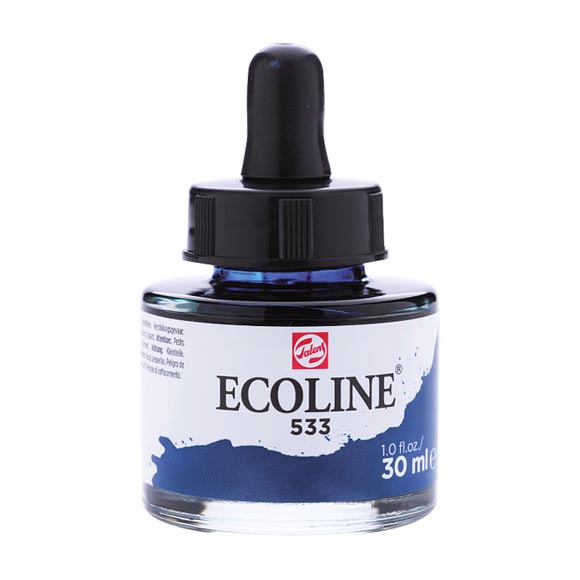 דיו נוזלי - Ecoline Ink 533 Indigo