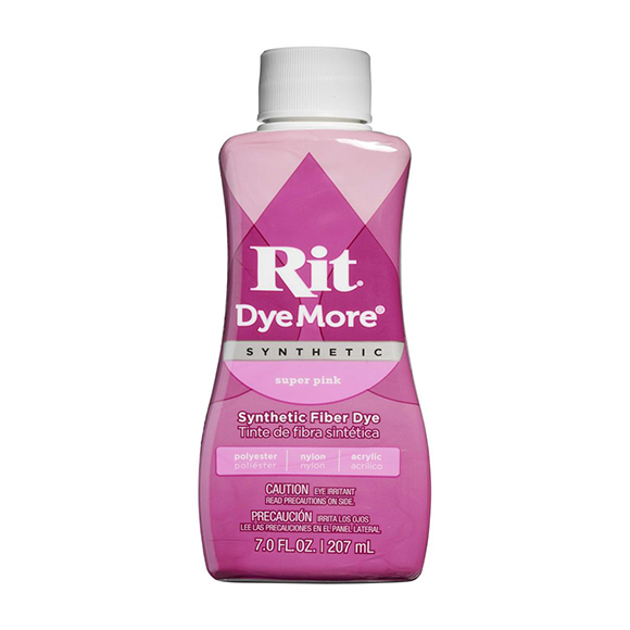 צבע לבדים סינטטיים Rit Dye More - Super Pink