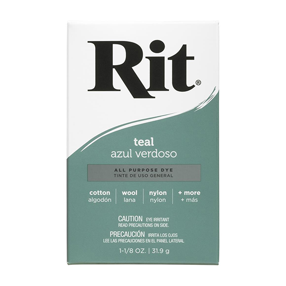 אבקת צבע לבדים Rit Dye Powder - Teal