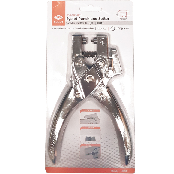 פאנץ&#39; לחירור וקיבוע ניטים - Eyelet and Setter