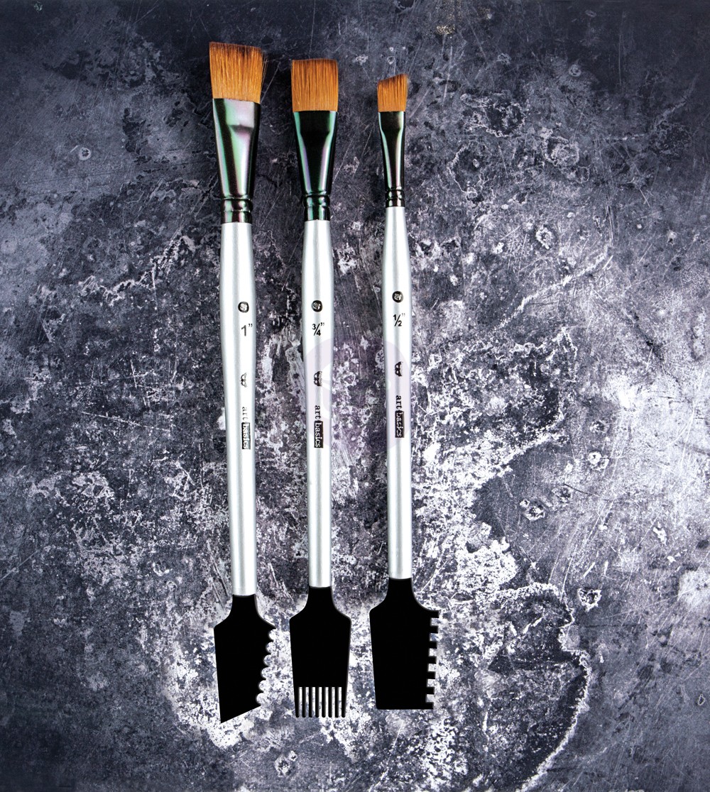 Art Basics: Double-Sided Texture Brushes Set 1