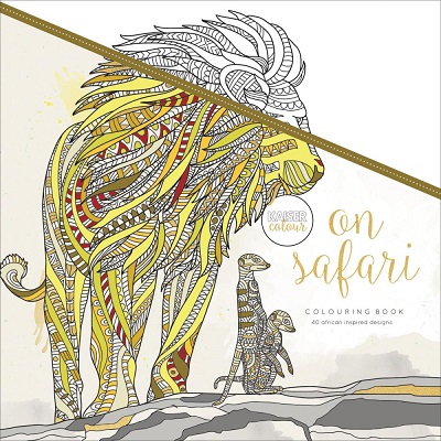 ספר צביעה - Perfect Bound Coloring Book - On Safari