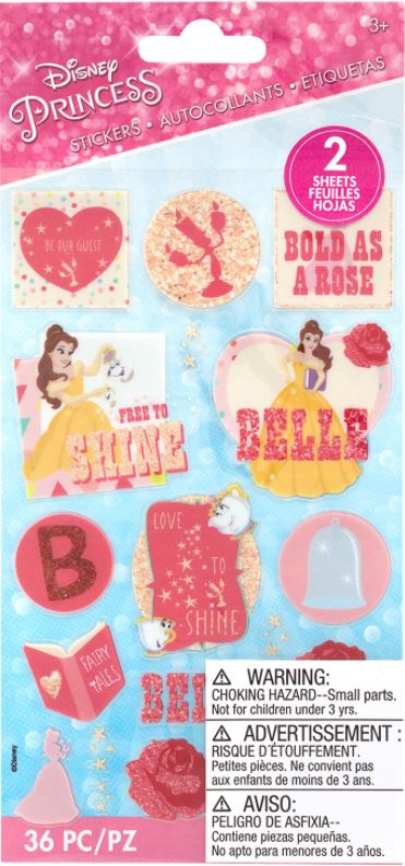 מדבקות - Disney BELLE Stickers