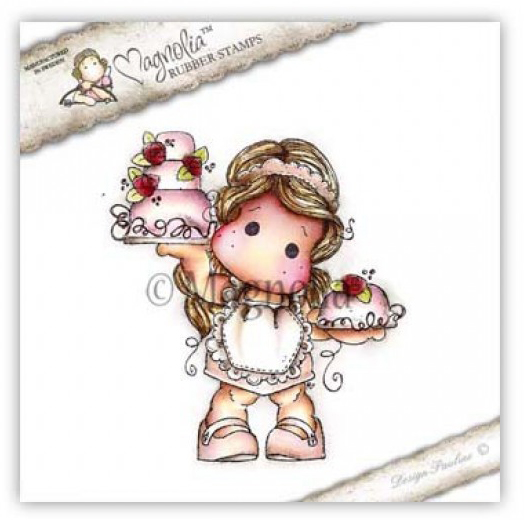 Bohemian Collection Cling Stamp - Rose Cake Tilda