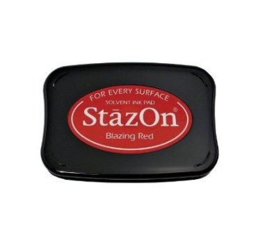 Ink Pad Stazon - Blazing Red