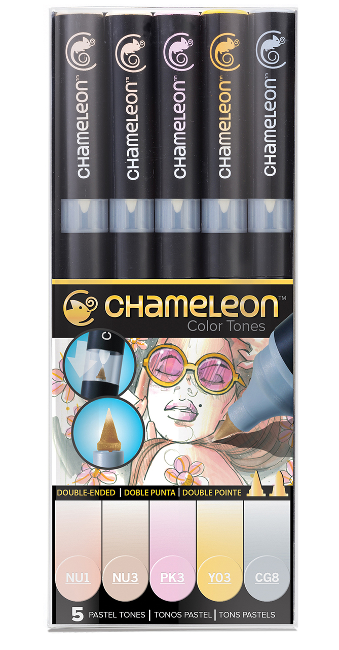 Chameleon Color Tones - 5 Pen Pastel Tones Set