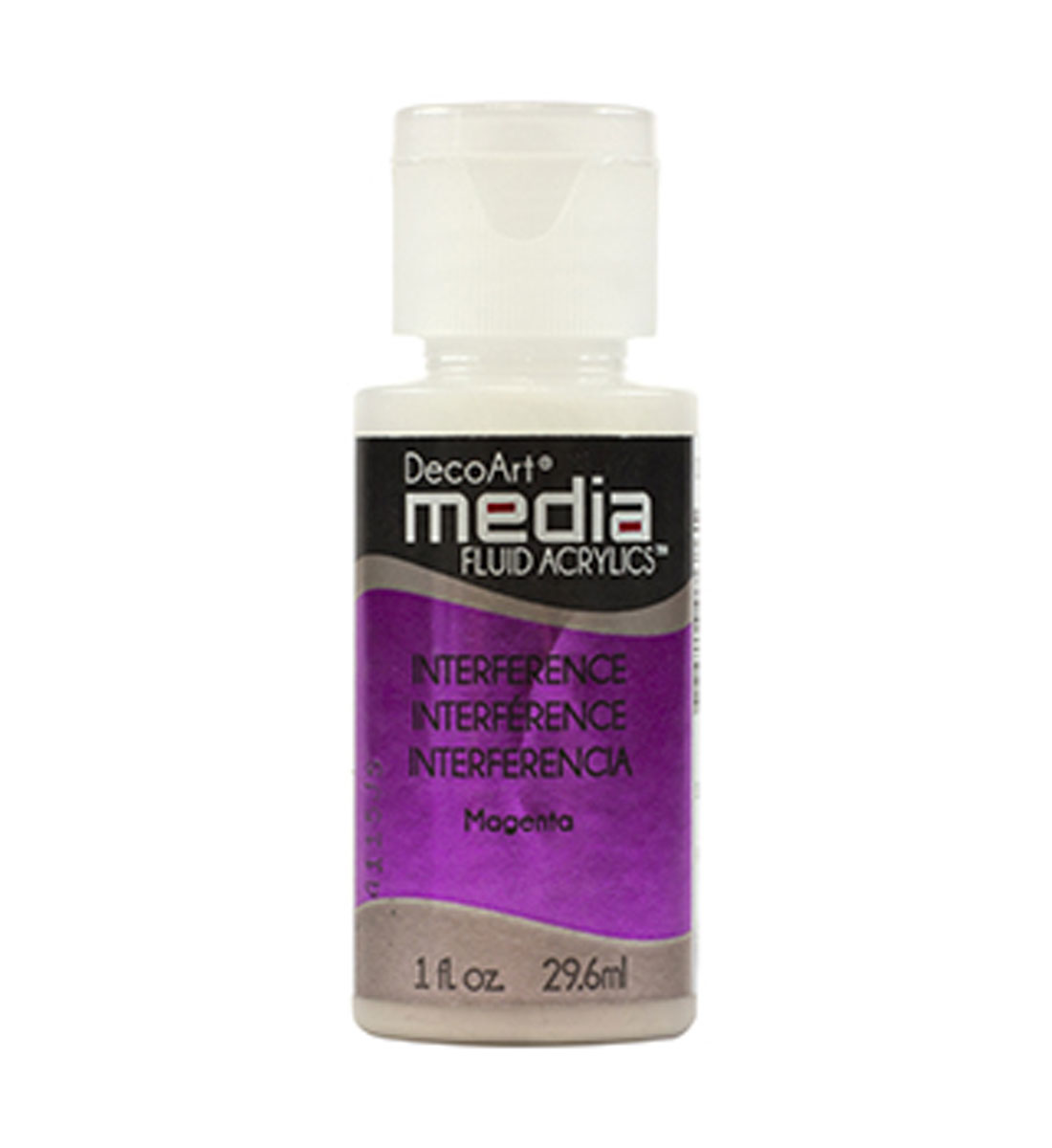 DecoArt Media Fluid Acrylic Paint - Magenta Interference