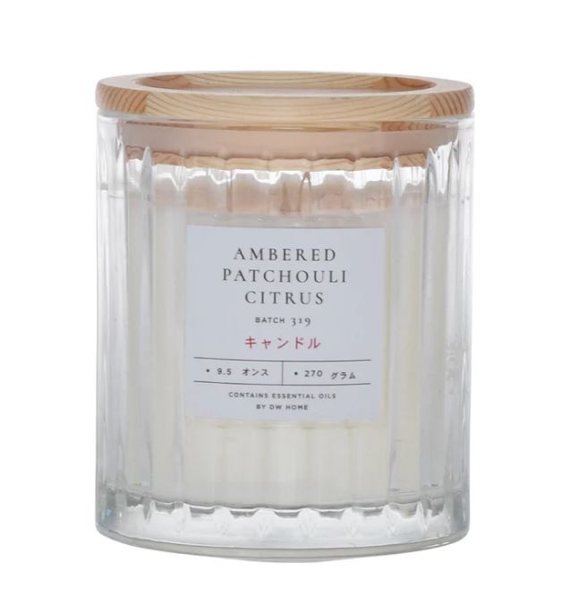 נר ריחני - Ambered Patchouli Citrus
