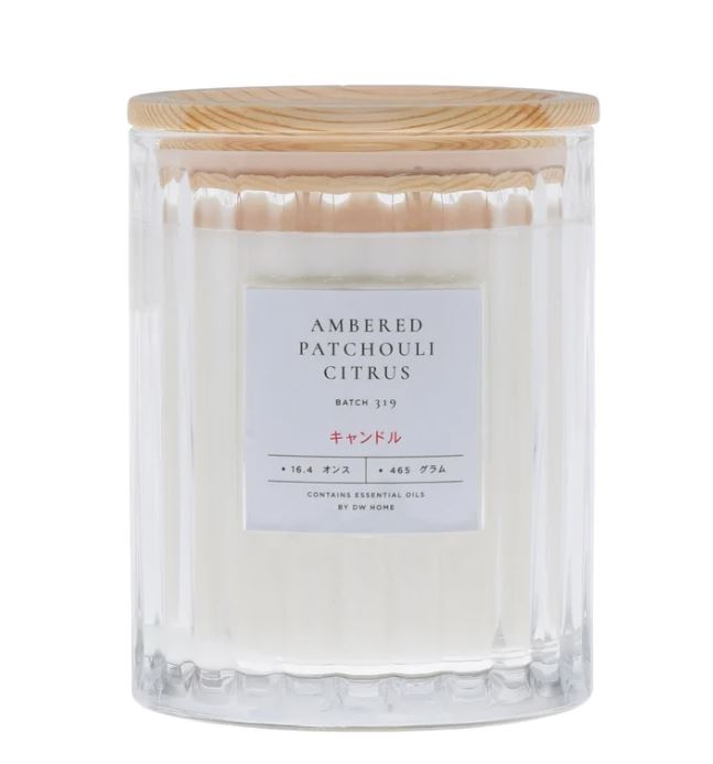 נר ריחני - Ambered Patchouli Citrus