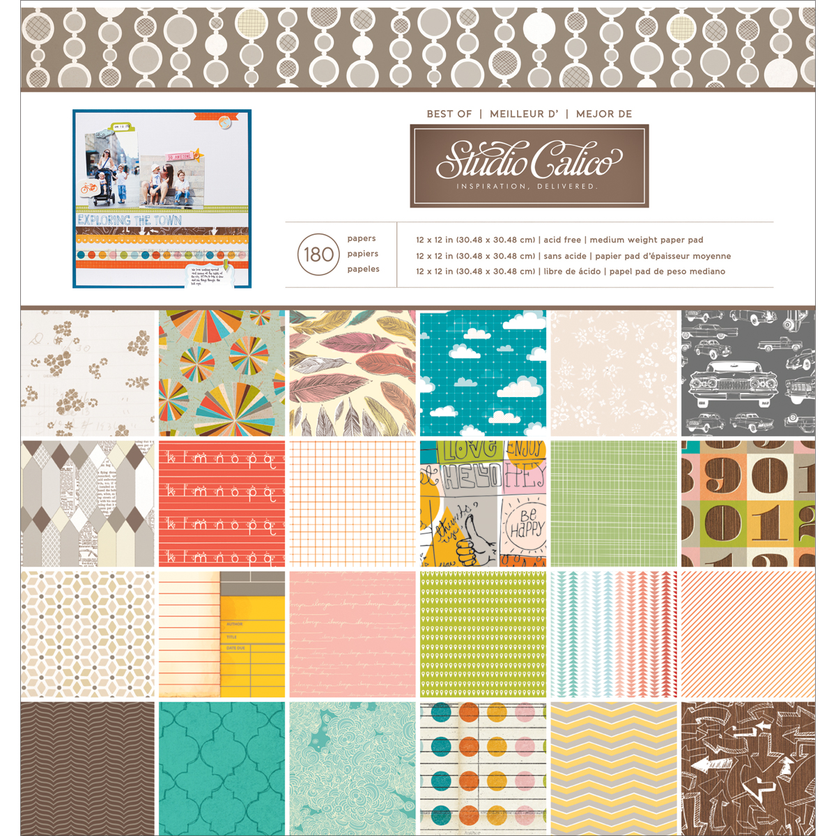 Best Of Studio Calico - 12X12&quot; Paper Pad