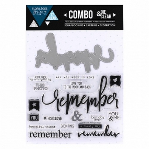 סט תבניות חיתוך וחותמות - Remember