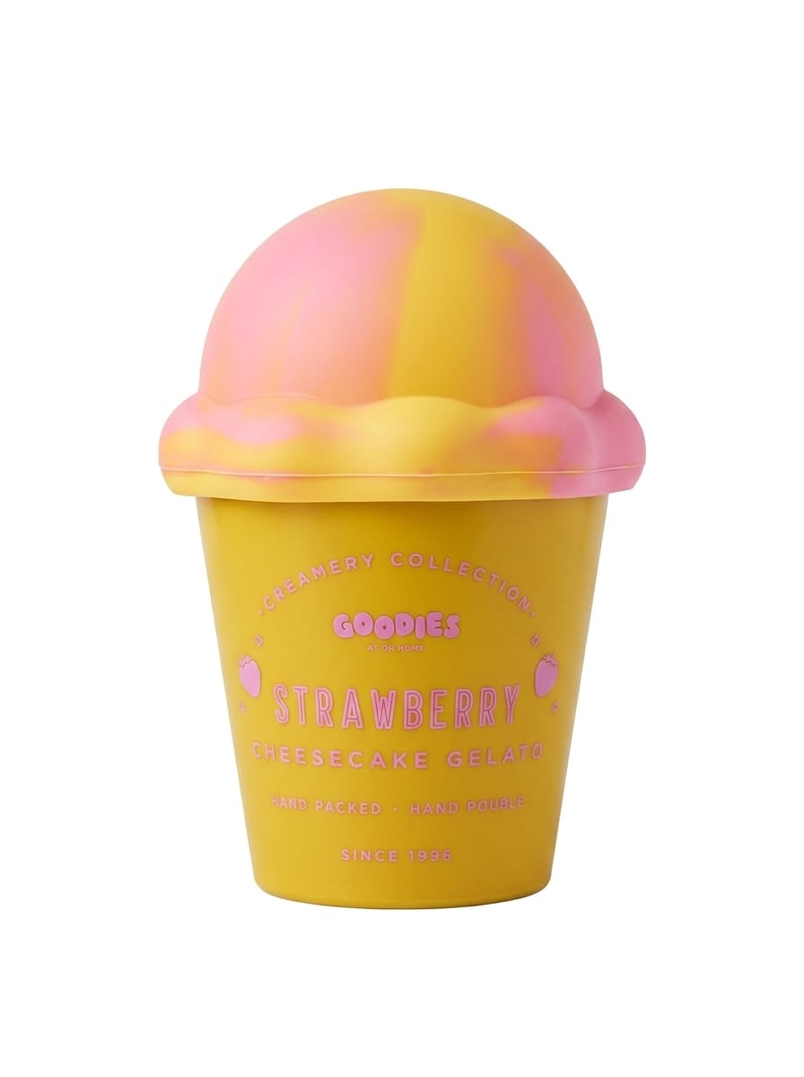 נר מיני - Strawberry Cheesecake Gelato